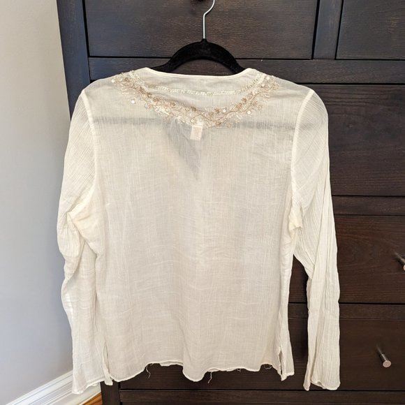 Embroidered Long Sleeve Top - Picture 3 of 3